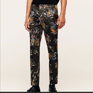 Zara Slacks with Print